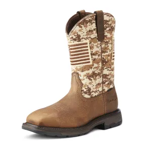 10022968 - Ariat Men's Work Hog Patriot Steel Toe