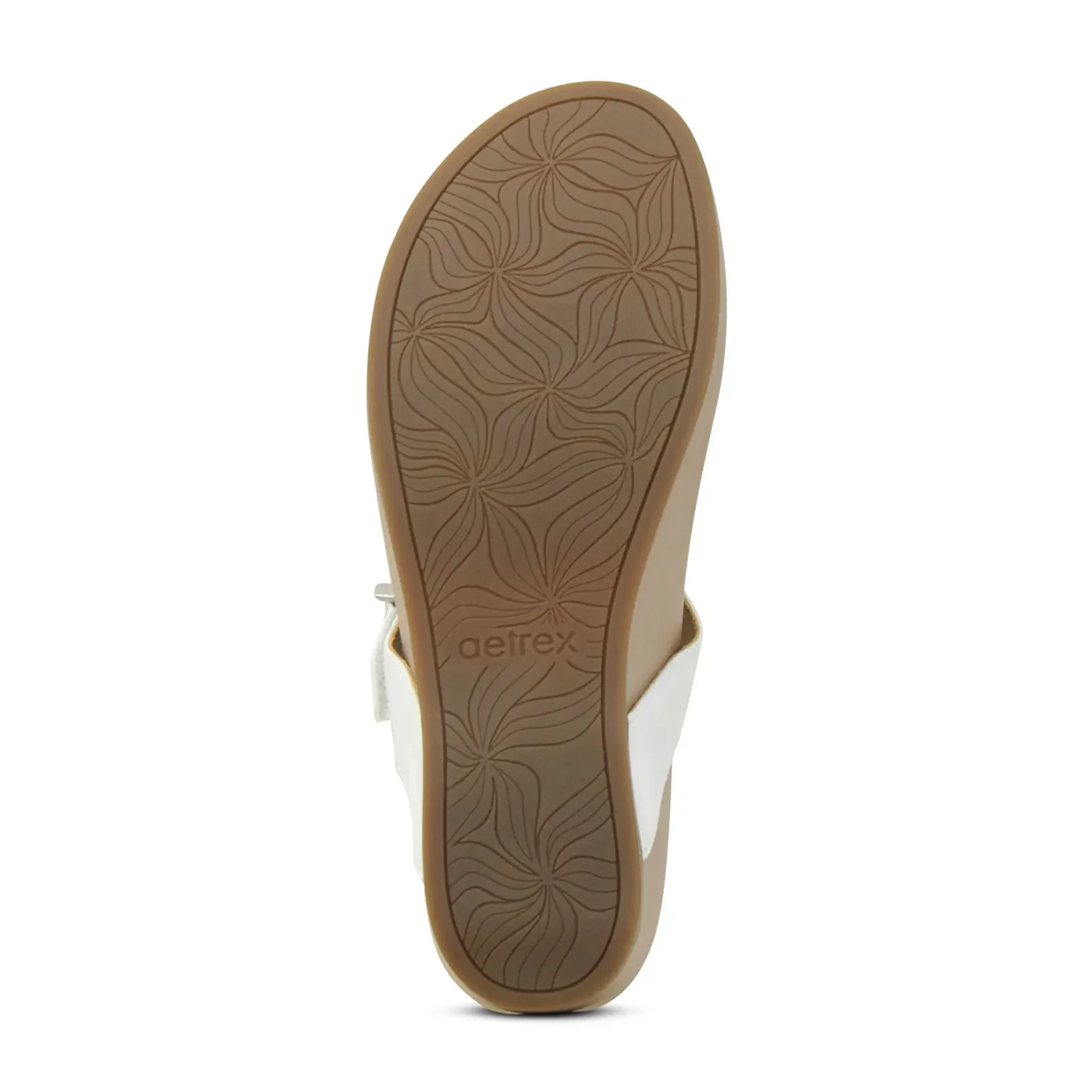 Aetrex Tasha Wedge Sandal (Women) - White