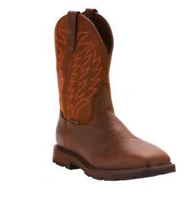 Ariat Men's Groundbreaker H2O Steel Toe EH WP Square Toe Work Boot 10024992