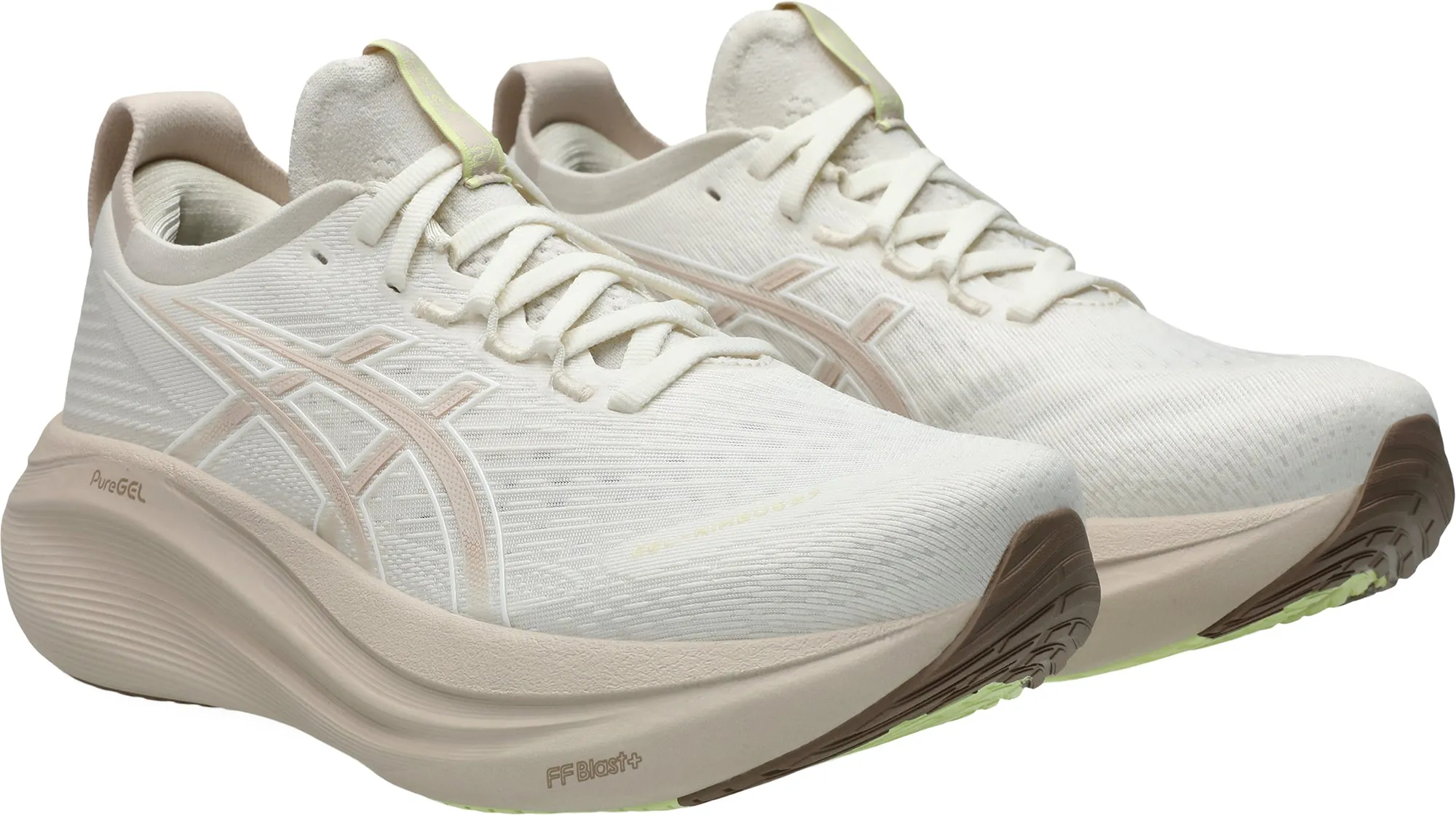Asics Gel Nimbus 27 Womens Running Shoes - Cream