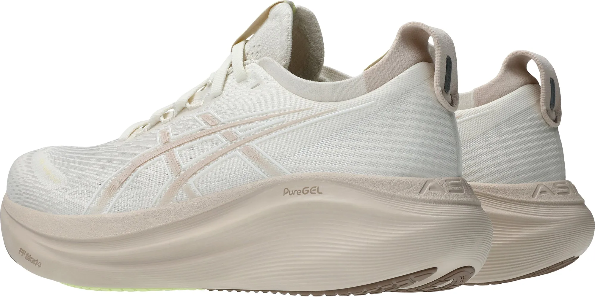 Asics Gel Nimbus 27 Womens Running Shoes - Cream