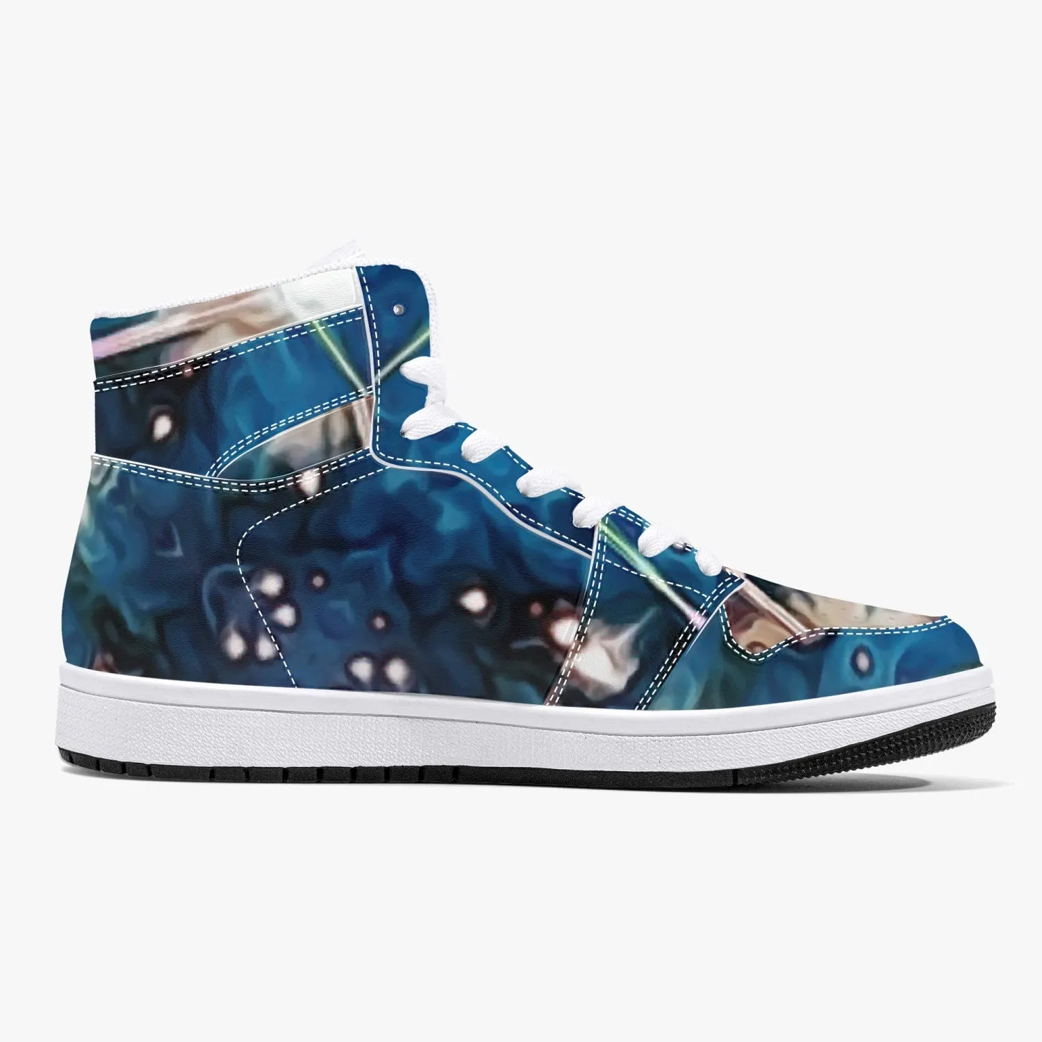 Beacon Psychedelic Split-Style High-Top Sneakers