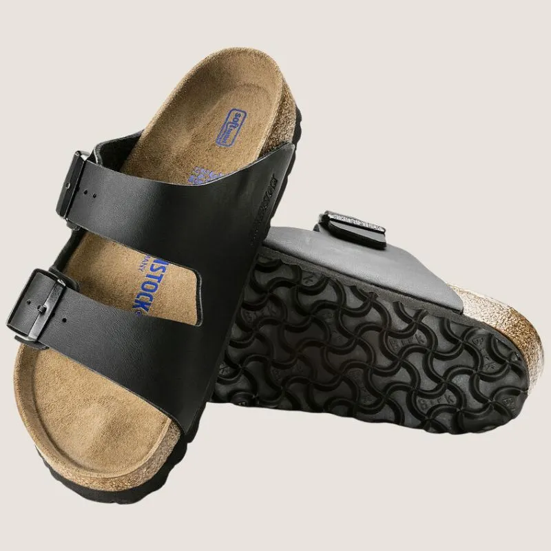 Birkenstock Arizona Birko-Flor Narrow (Soft Footbed   Suede Lined)