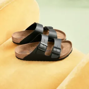 Birkenstock Arizona Birko-Flor Narrow (Soft Footbed   Suede Lined)