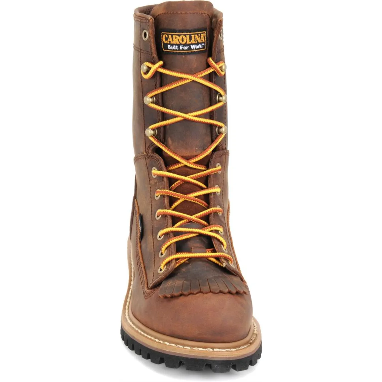 Carolina Men's Spruce 8" Stl Toe Waterproof Logger Work Boot - Brown - CA9824