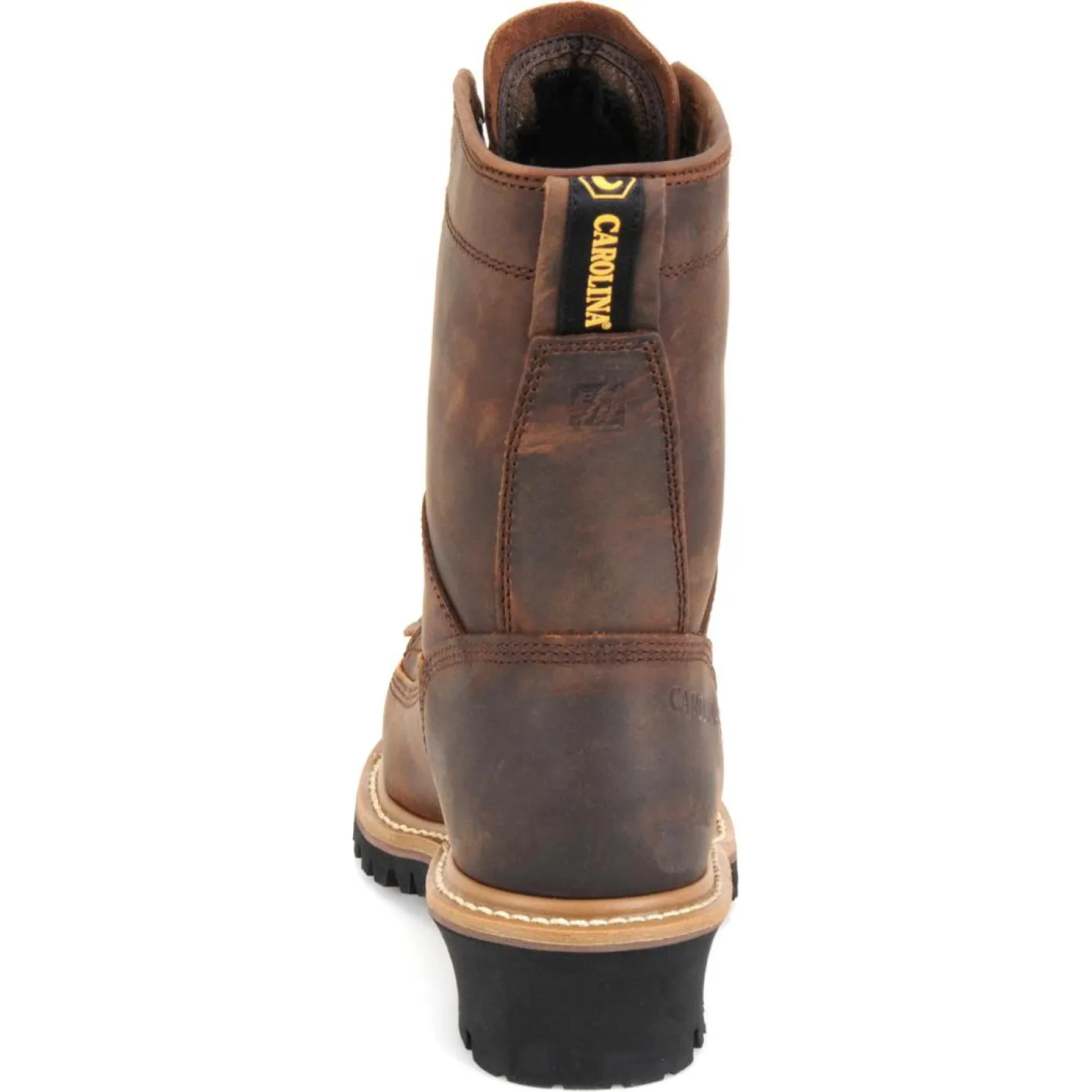 Carolina Men's Spruce 8" Stl Toe Waterproof Logger Work Boot - Brown - CA9824