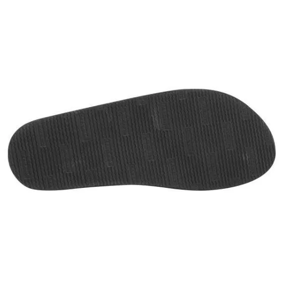 Classic Rubber - Single Layer Soft Top 3/4" EVA Rubber Filled Nylon Strap BLACK
