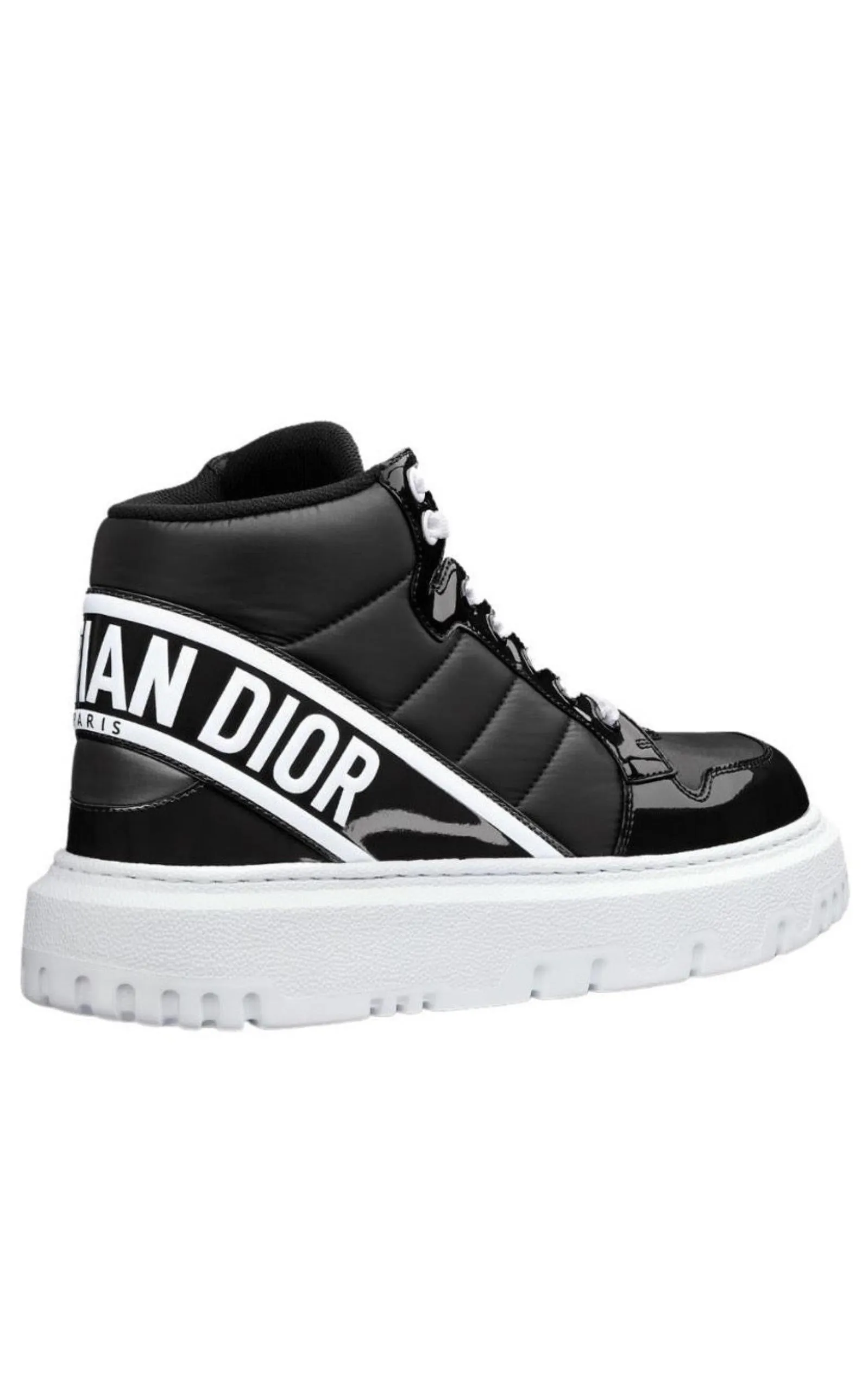 D-Player Black High-Top Sneakers