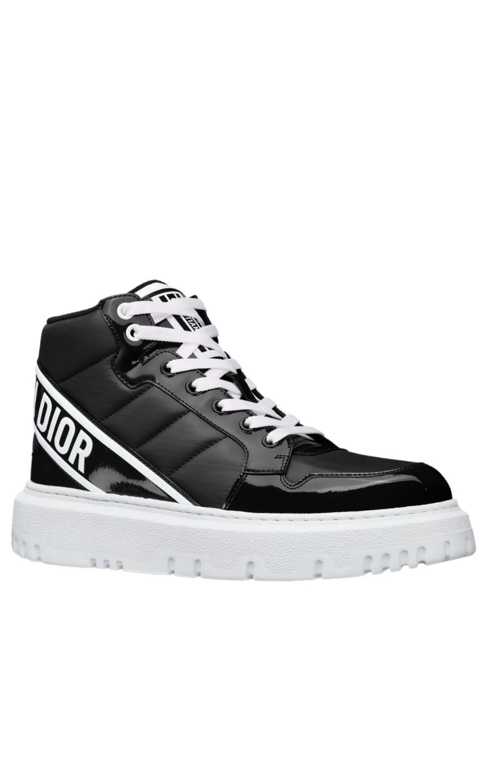 D-Player Black High-Top Sneakers