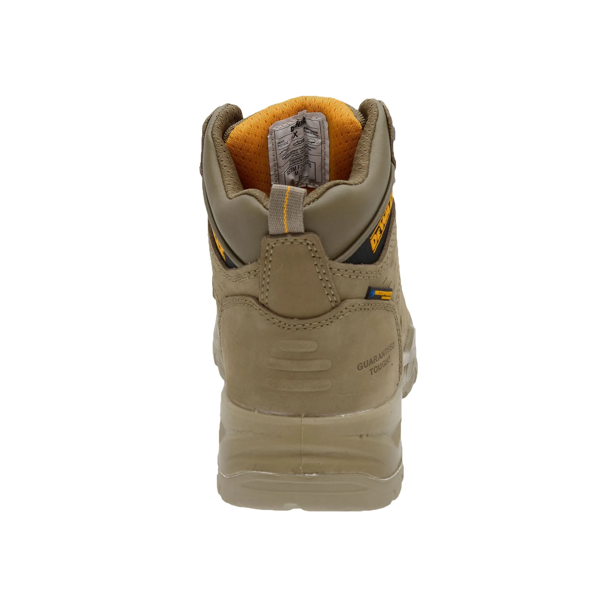 DEWALT Bowman Men's, Waterproof, Nubuck Leather, Steel Toe, Safety Work Boot