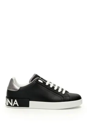 Dolce & gabbana portofino leather sneakers