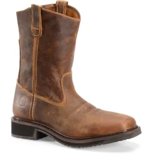 Double H Tan Sebastain Broad Square Composite Toe Roper Boots for Men