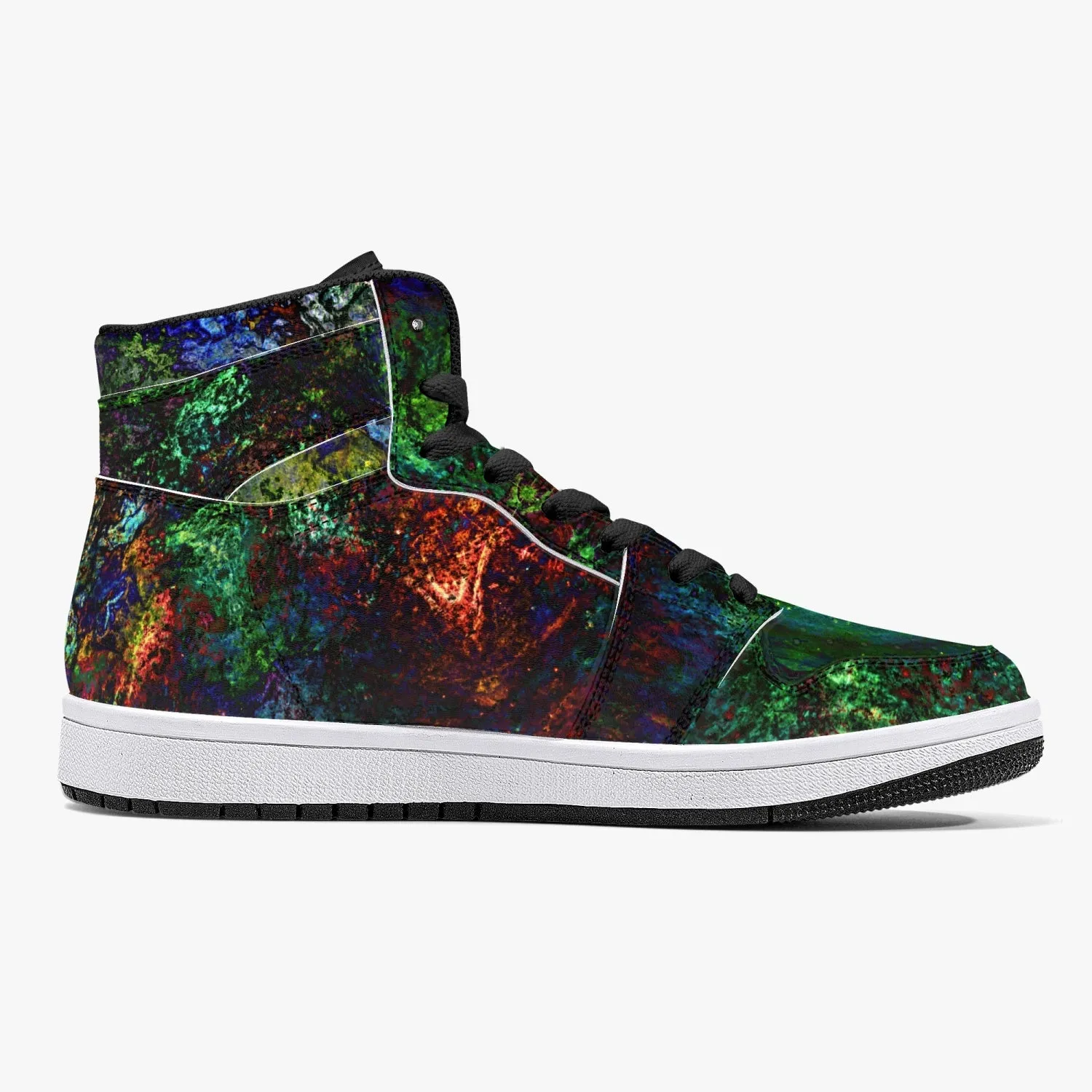 Epsilon Psychedelic Split-Style High-Top Sneakers