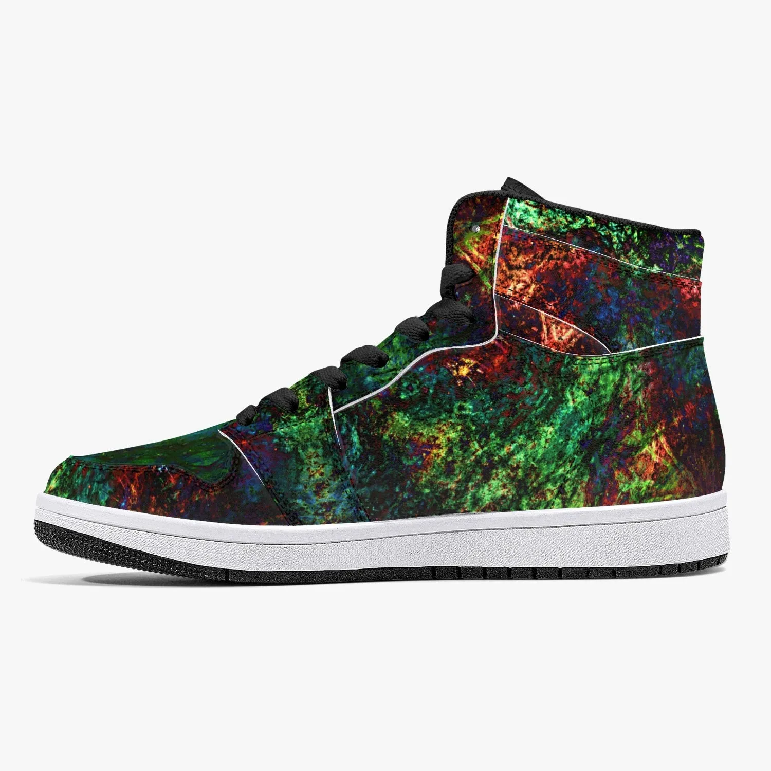 Epsilon Psychedelic Split-Style High-Top Sneakers