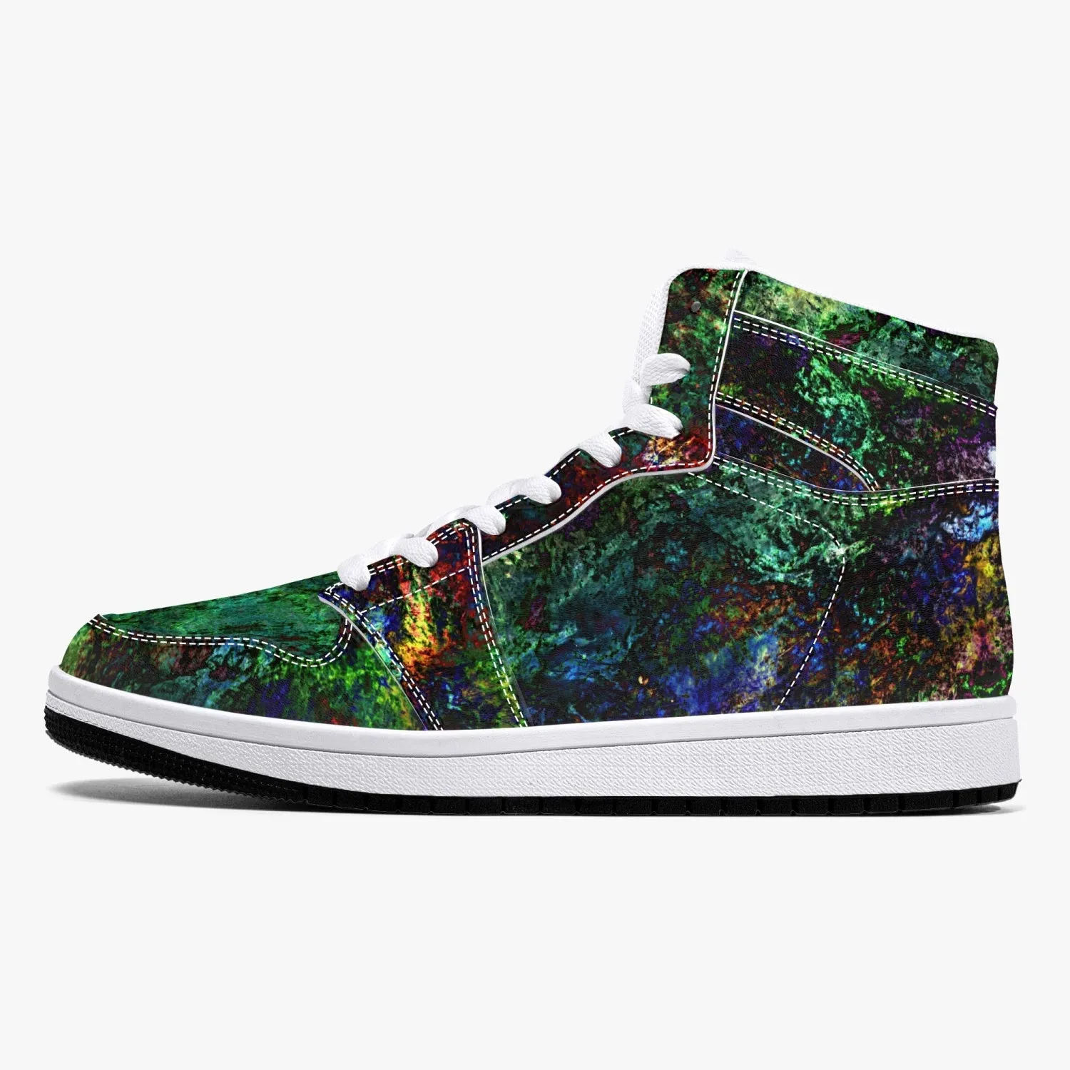 Epsilon Psychedelic Split-Style High-Top Sneakers