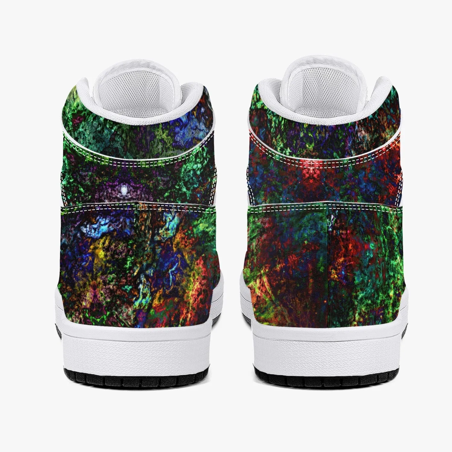 Epsilon Psychedelic Split-Style High-Top Sneakers