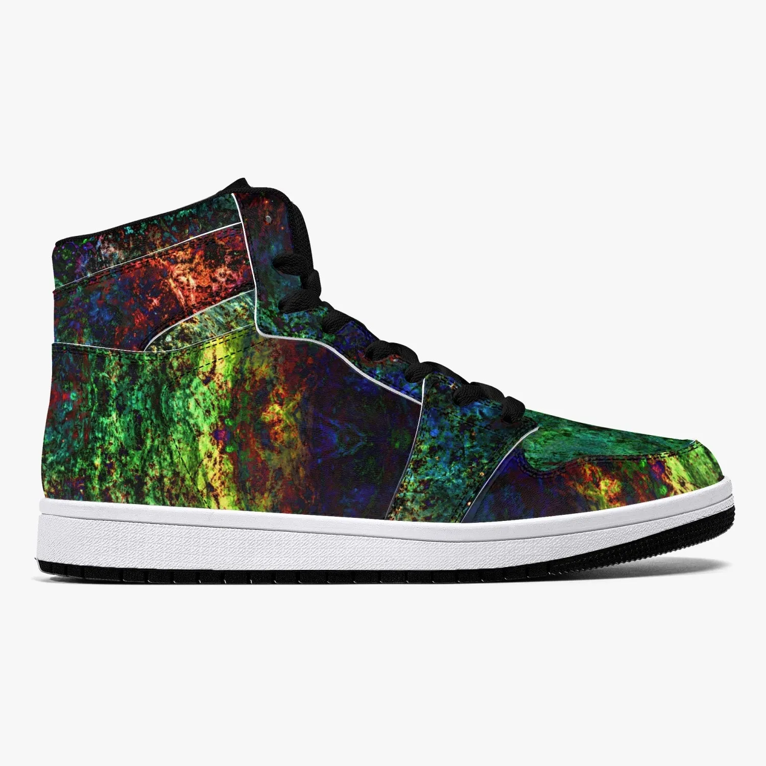 Epsilon Psychedelic Split-Style High-Top Sneakers