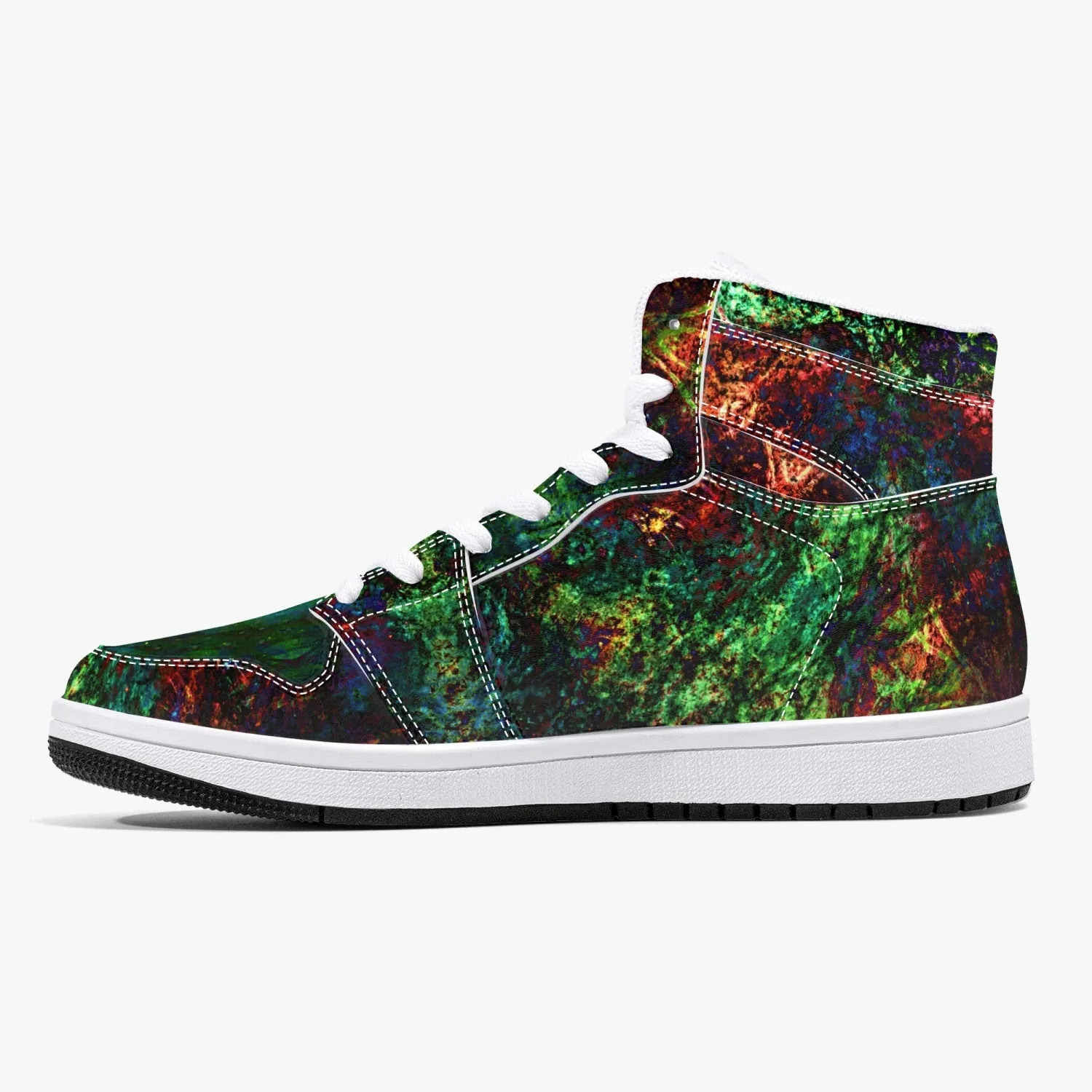 Epsilon Psychedelic Split-Style High-Top Sneakers