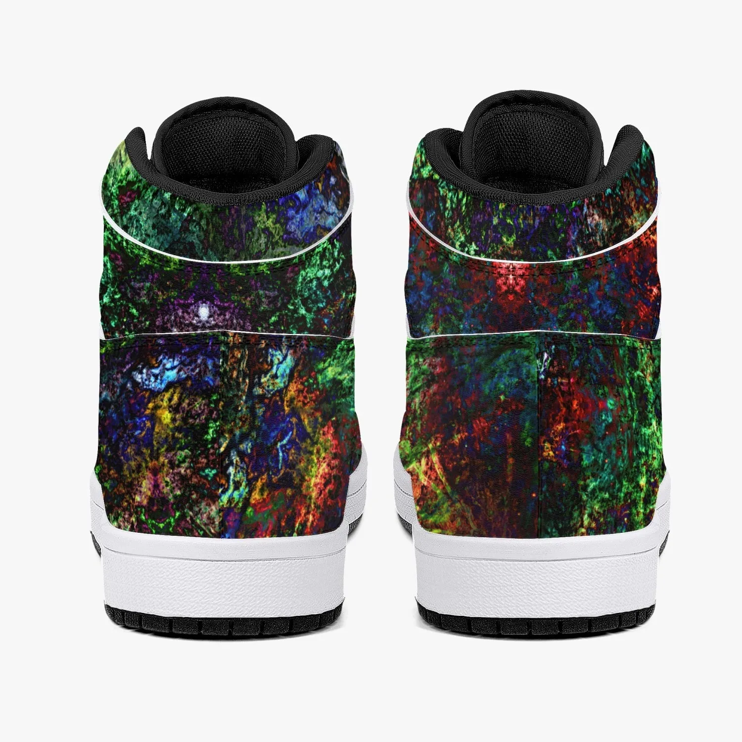 Epsilon Psychedelic Split-Style High-Top Sneakers