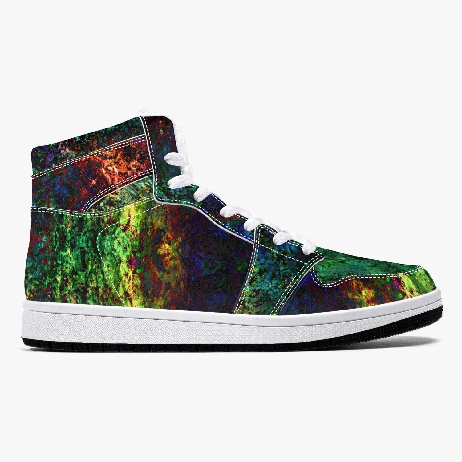 Epsilon Psychedelic Split-Style High-Top Sneakers