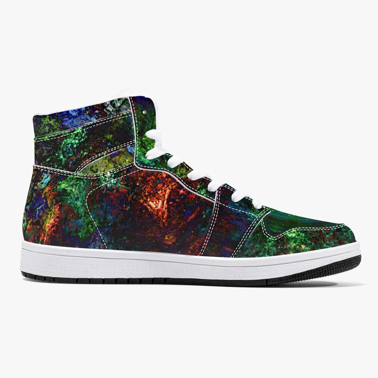 Epsilon Psychedelic Split-Style High-Top Sneakers