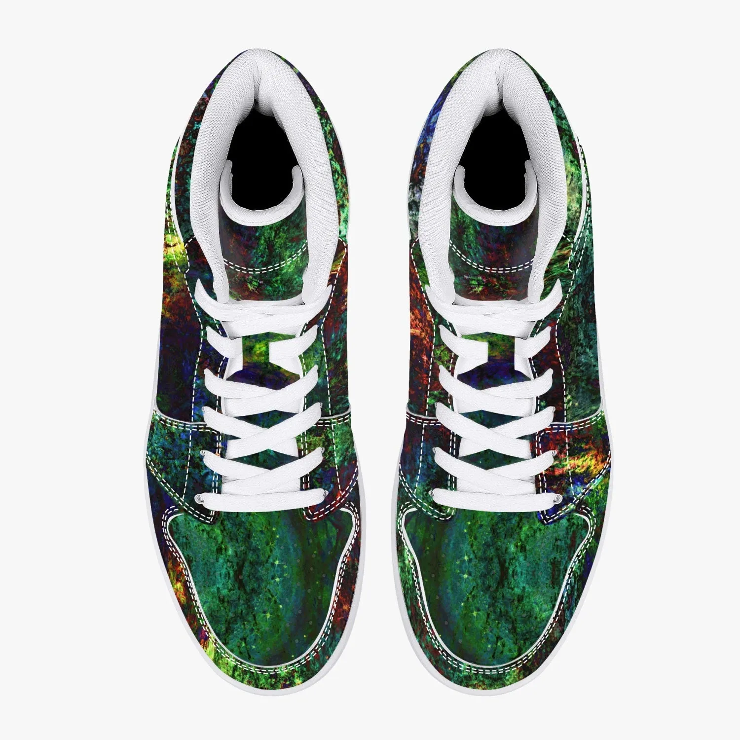 Epsilon Psychedelic Split-Style High-Top Sneakers