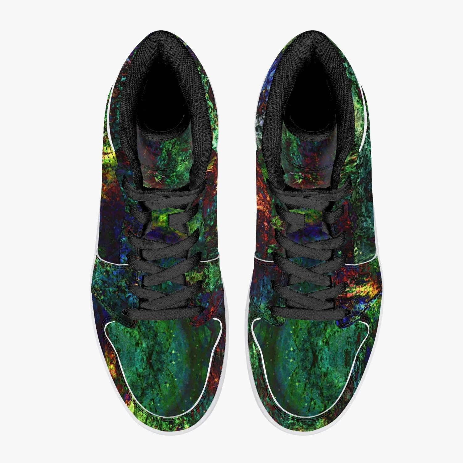 Epsilon Psychedelic Split-Style High-Top Sneakers