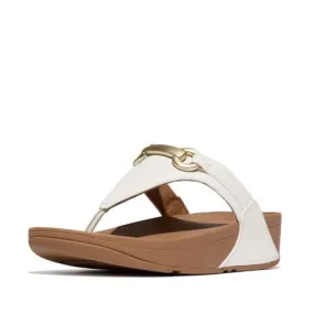 FitFlop Lulu Chunky Snaffle Leather Sandals - Urban White