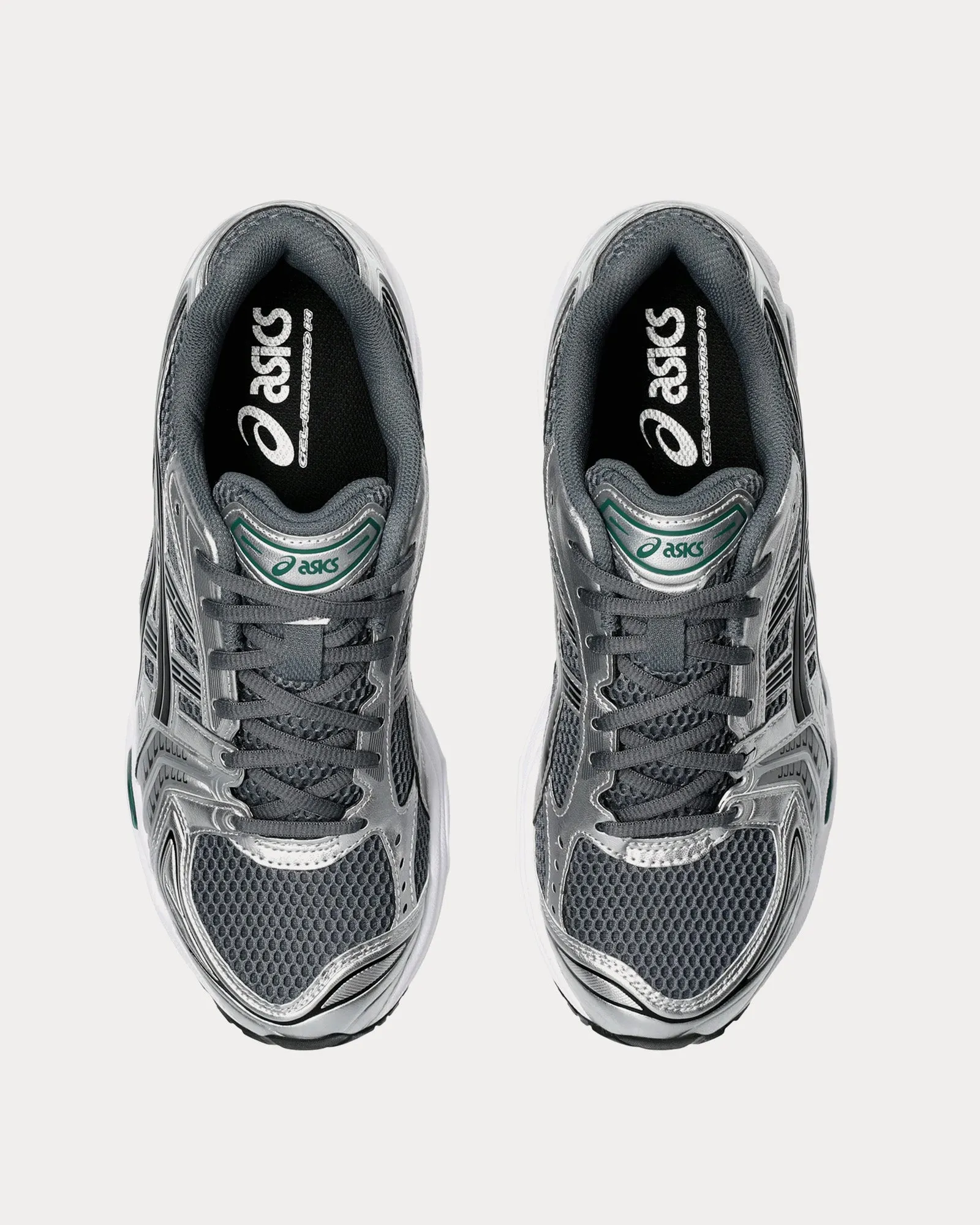 Gel-Kayano 14 Silver / Metropolis Jasper Green Low Top Sneakers