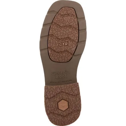 Georgia Boot Men's 11" Core 37 Western Steel Toe Waterproof Pull-On Work Boot