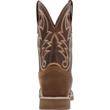 Georgia Boot Men's 11" Core 37 Western Steel Toe Waterproof Pull-On Work Boot