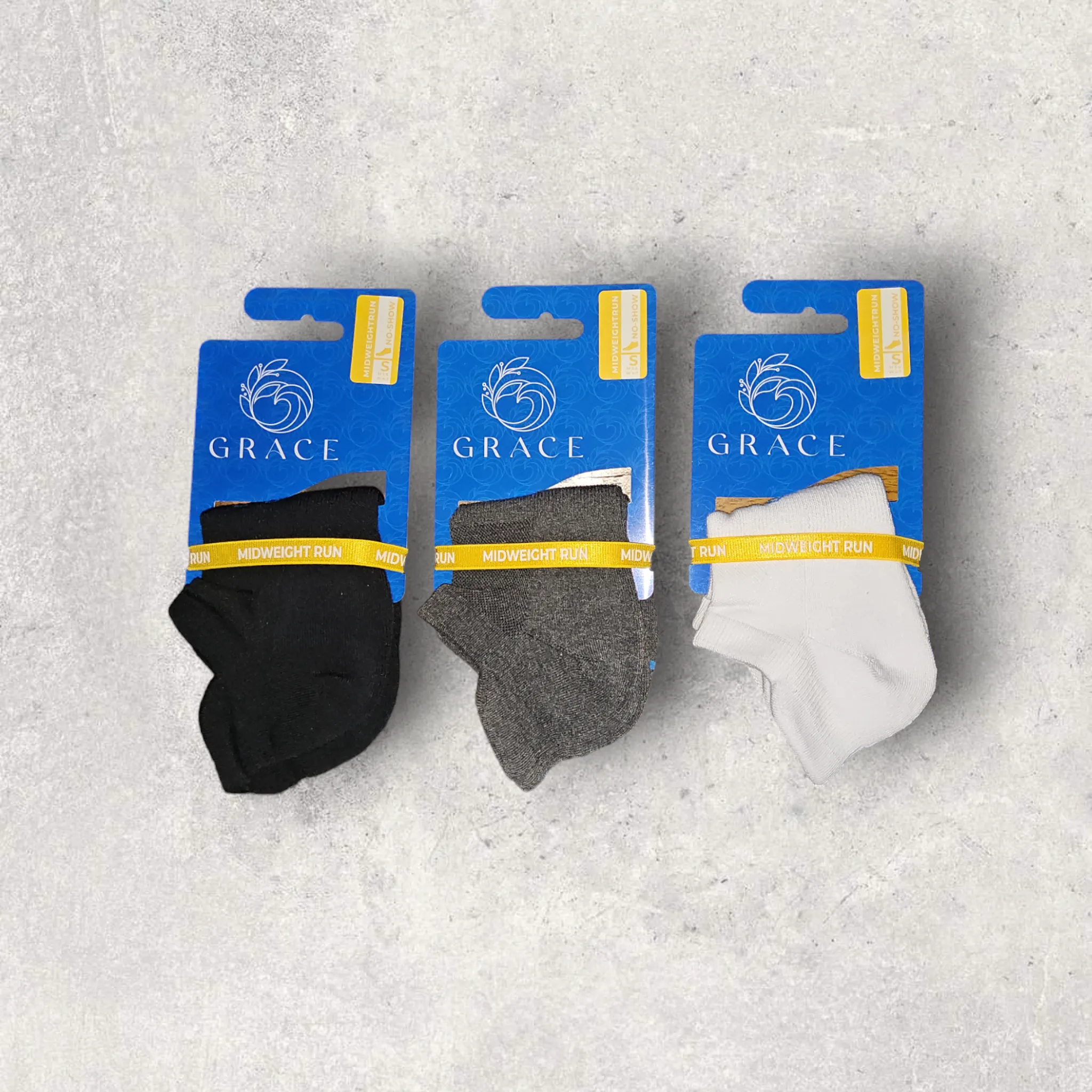 Grace Cushioned No Show Running Socks