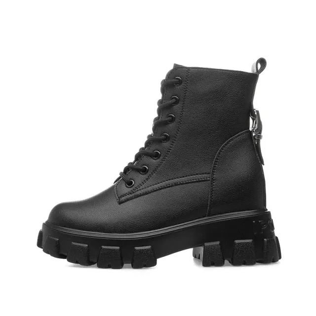 Handmade Genuine Leather Boots | Ankle Boots | Women Leather Shoes | Lace Up Casual Shoes | Short Booties | Military Boots | Leather Boots