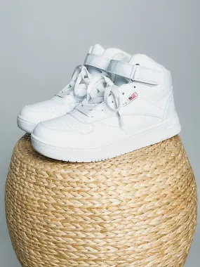 High top sneaker white