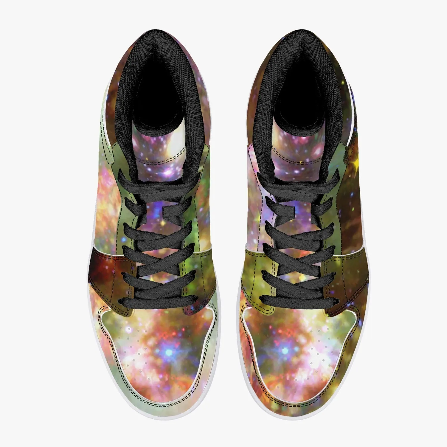 Ilstaag Psychedelic Split-Style High-Top Sneakers