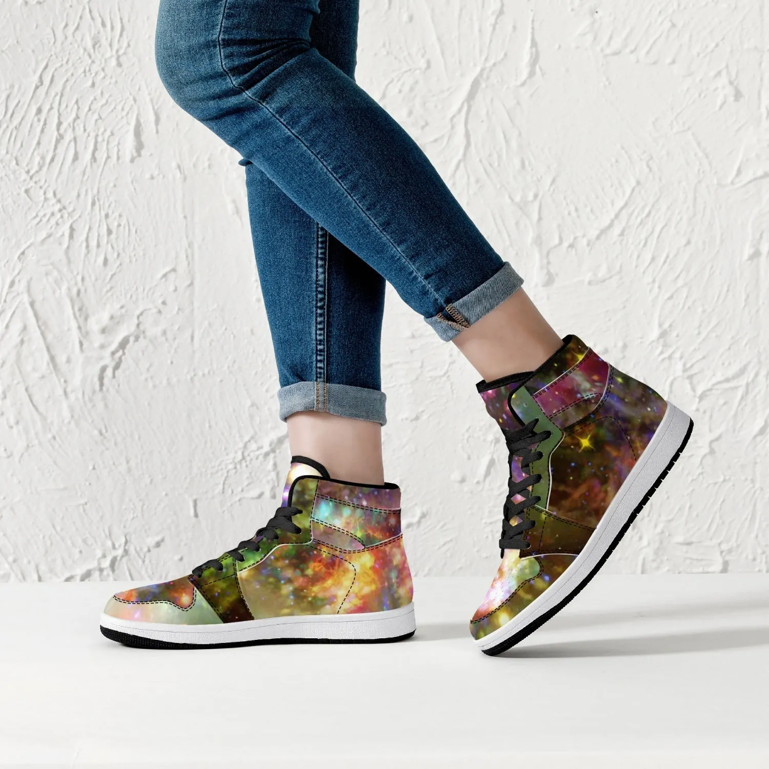 Ilstaag Psychedelic Split-Style High-Top Sneakers