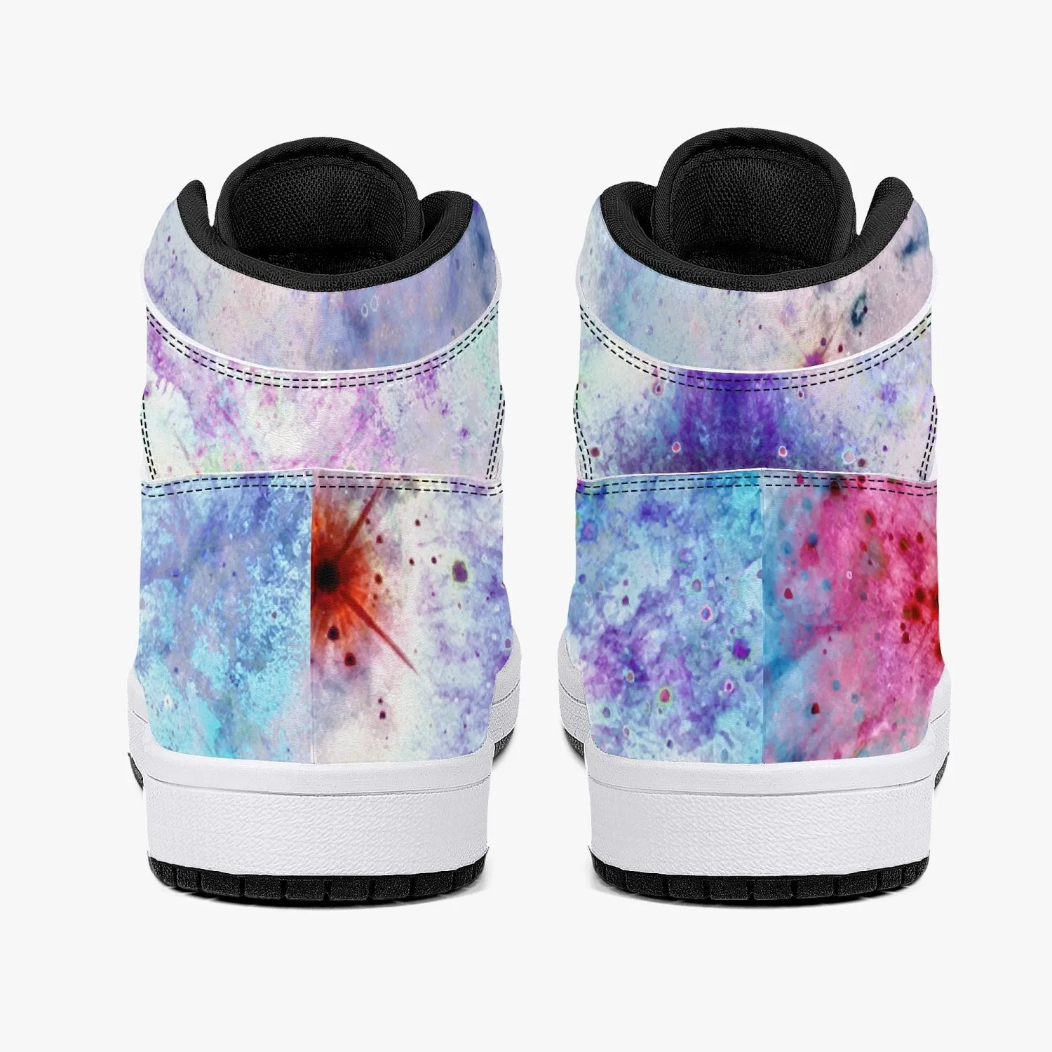 July Psychedelic Split-Style High-Top Sneakers