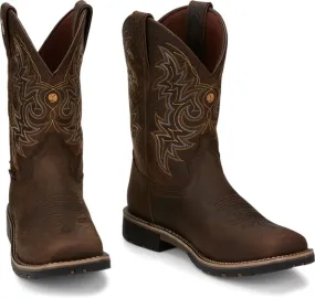Justin Fireman 11" Waterproof Western Work Boot