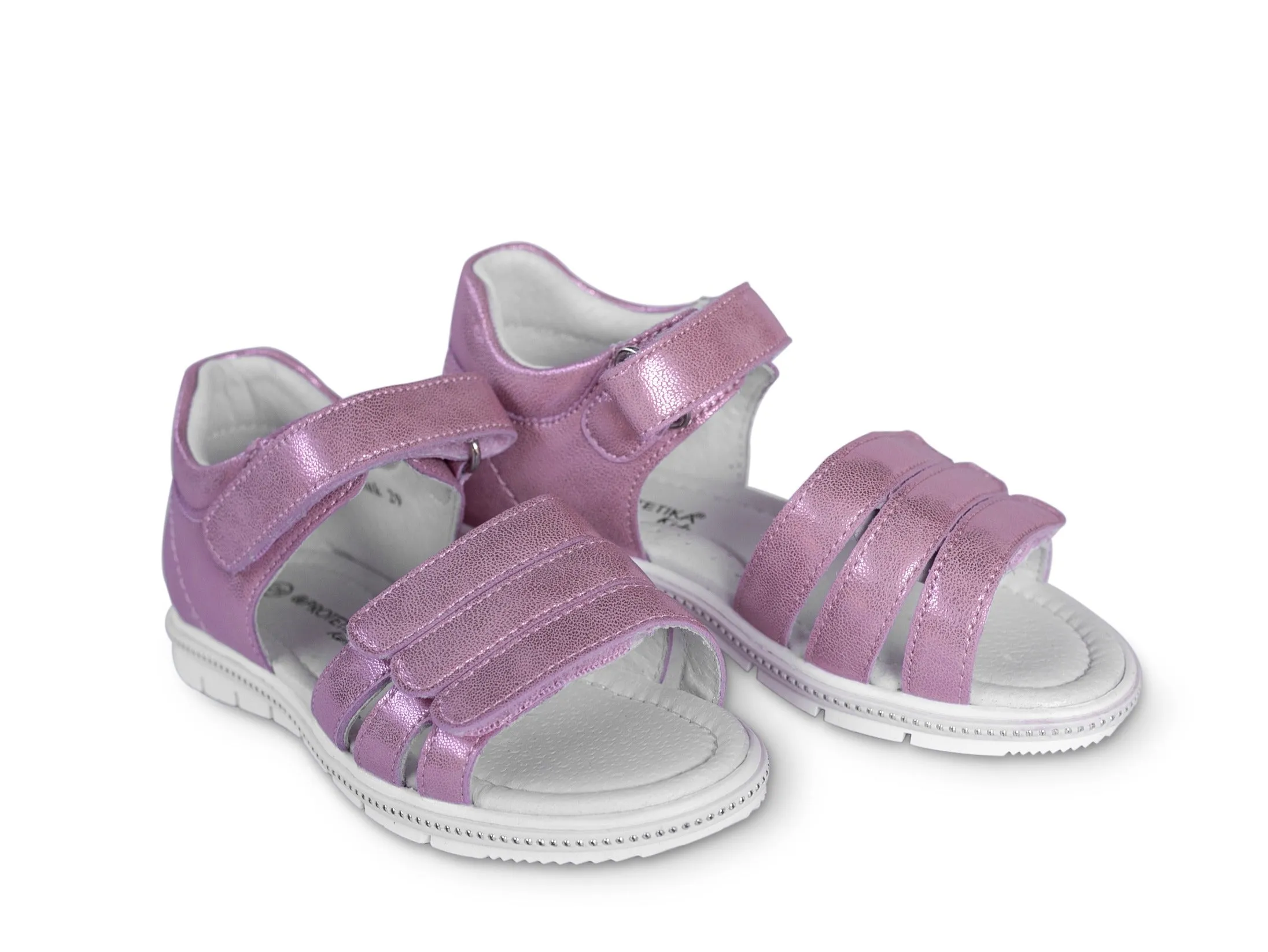 KLARA pink older girls arch support sandals