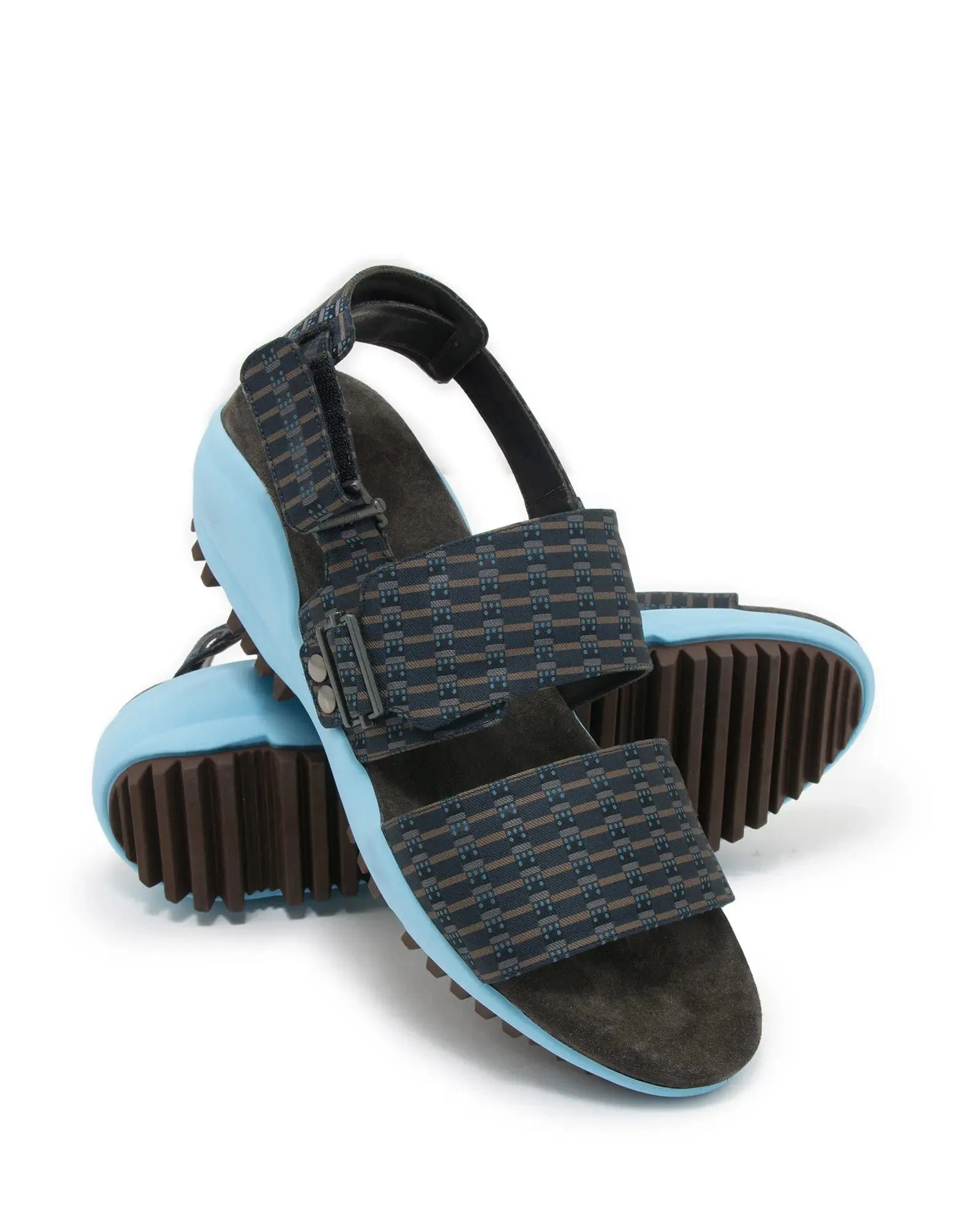 Lanvin Jacquard Pattern Sandals