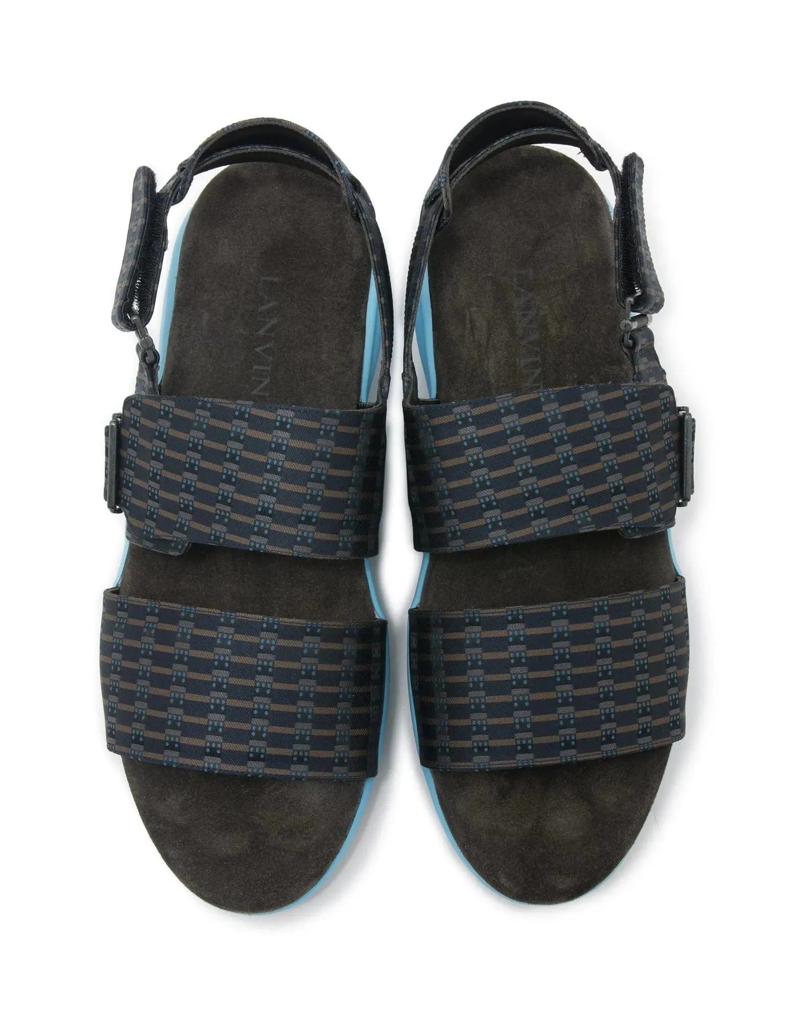 Lanvin Jacquard Pattern Sandals