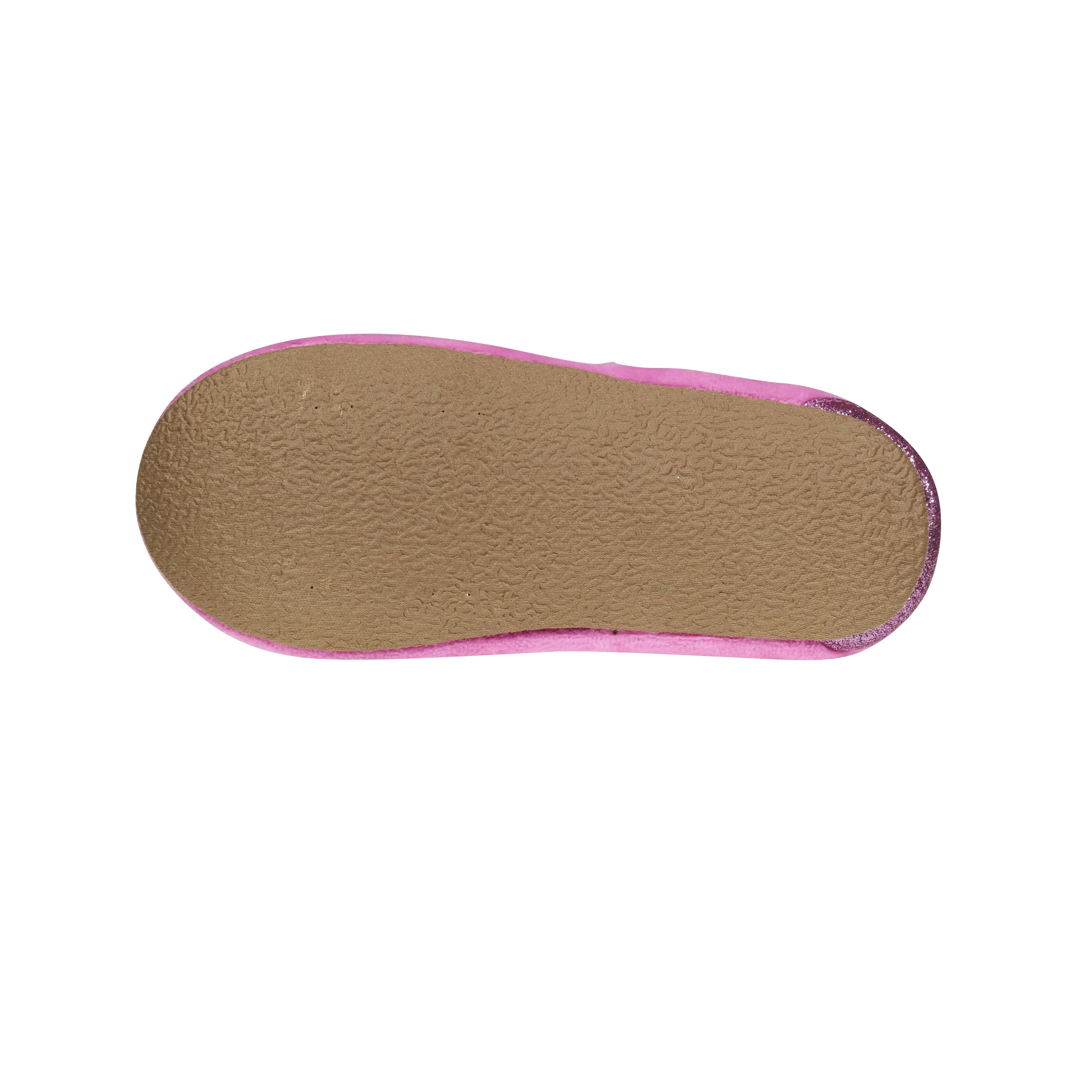 Laura Ashley Kids Girls Fleece Glitter and Bow Moccasins