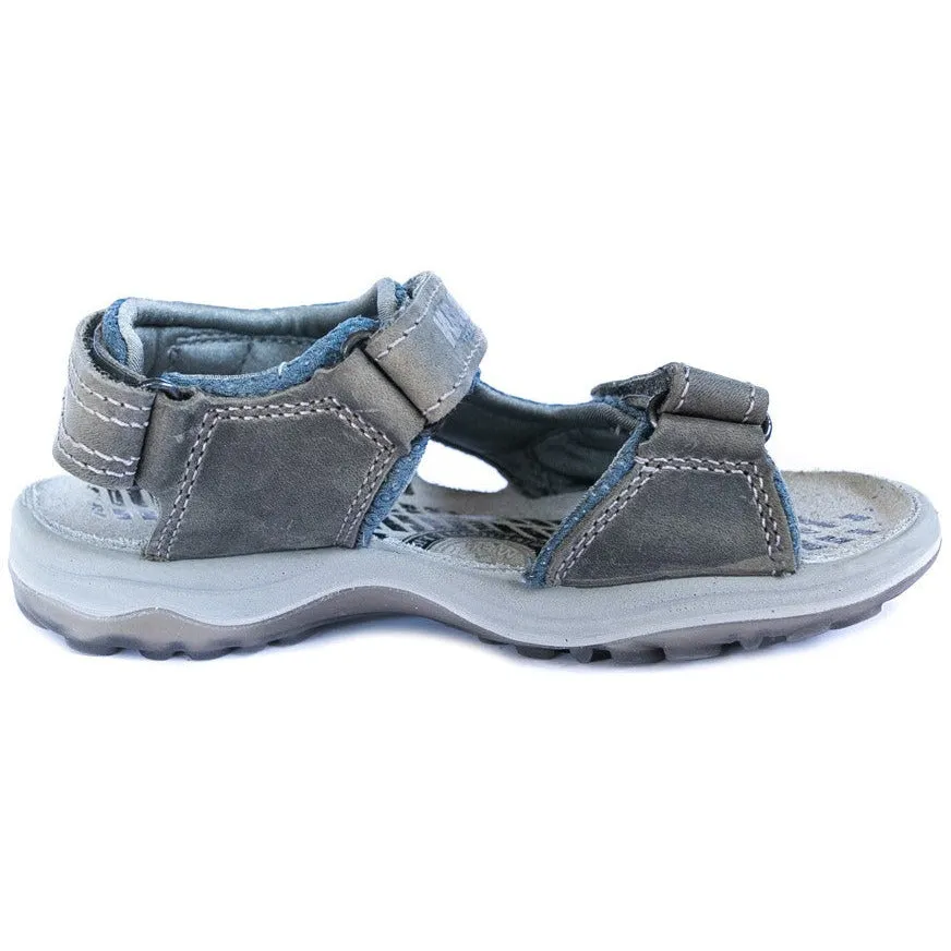 LAVAGNA antracite older boys arch support sandals