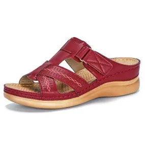 Leather Soft Footbed Arch Support Sandals 2024