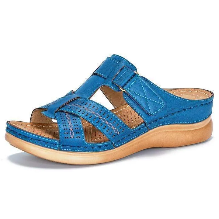 Leather Soft Footbed Arch Support Sandals 2024