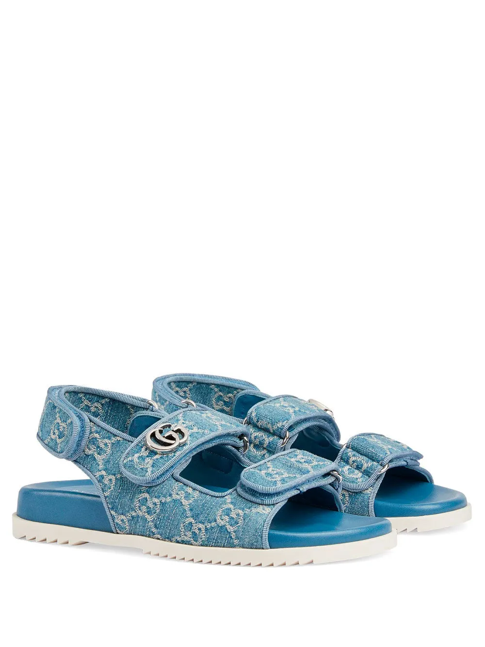 Logo-plaque sandals