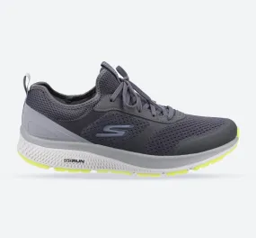 Men's Wide Fit Skechers 220102 GOrun Consistent Trainers - Charcoal/Lime