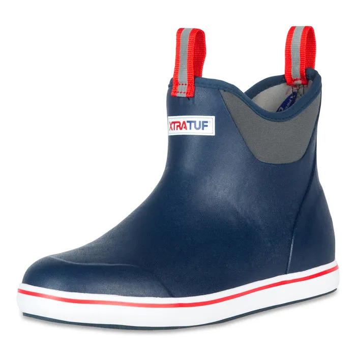 Mens Xtratuf 6 Inch Ankle Deck Boot Navy