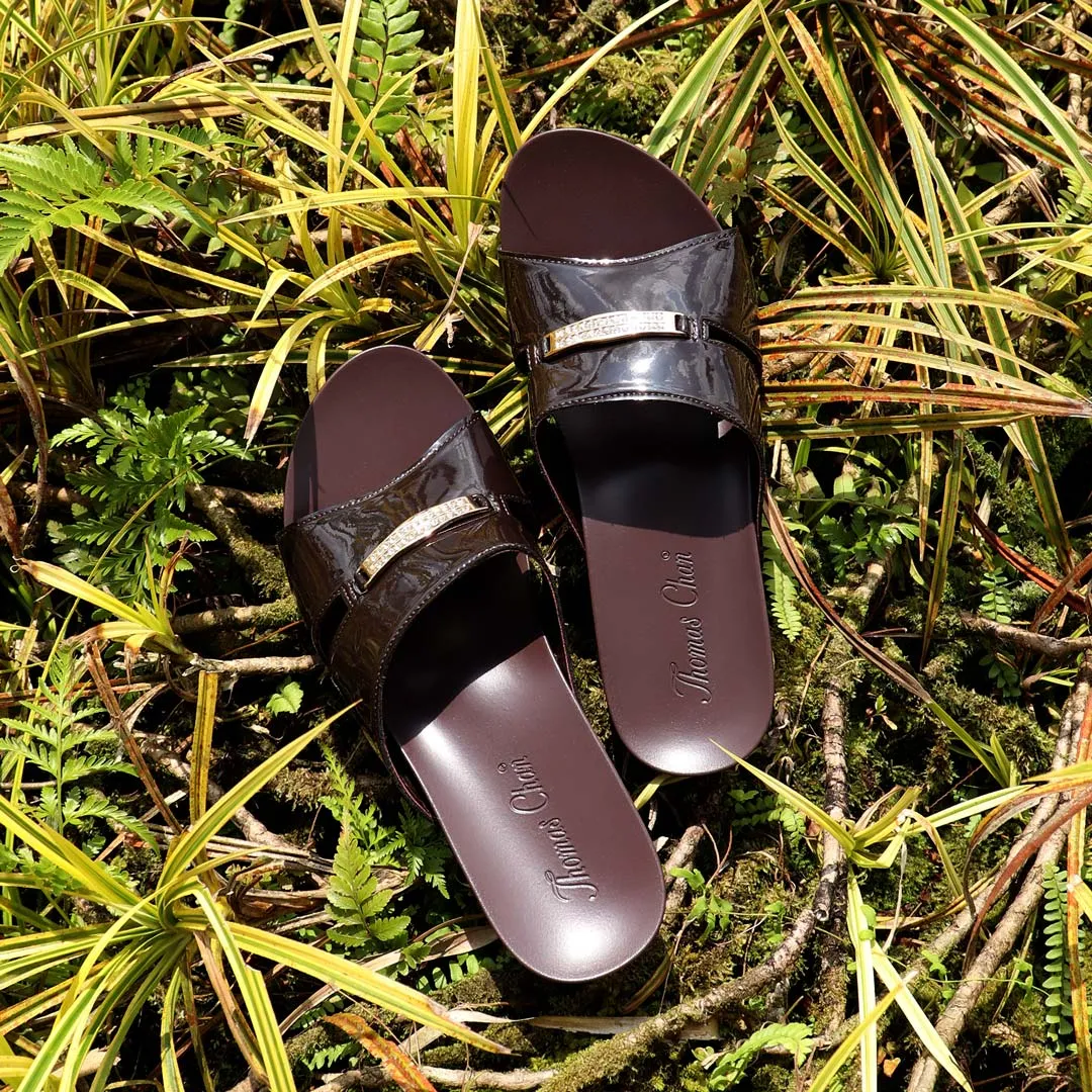 Mini Charm Low Wedge Sandals 2" inch [Arch-legance Series][ODD SIZES LEFT]