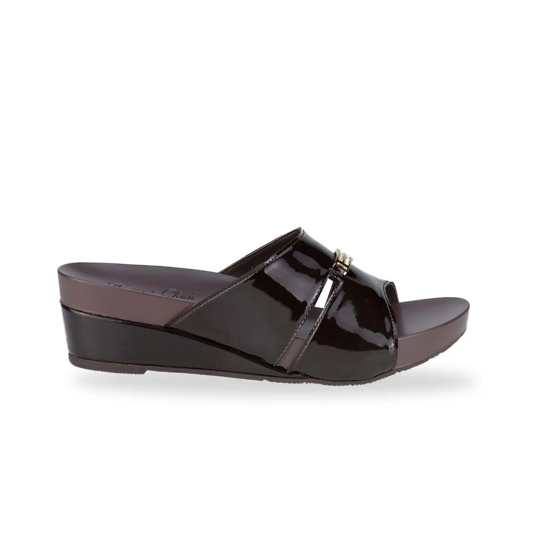 Mini Charm Low Wedge Sandals 2" inch [Arch-legance Series][ODD SIZES LEFT]